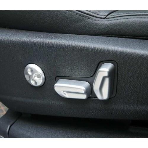 Fit for Peugeot 508 2nd Gen 2019 2020 Car Styling ABS Car Seat Adjustment Button Cover Trim 6pcs Auto Accessories