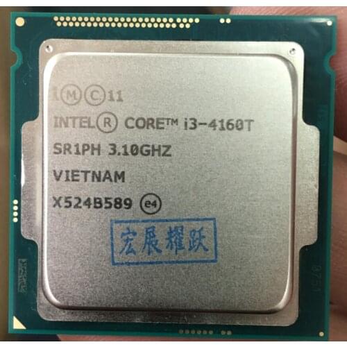 Intel Core Processor I3 4160T I3-4160T LGA1150 22 nanometers Dual-Core 100% working properly Desktop Processor