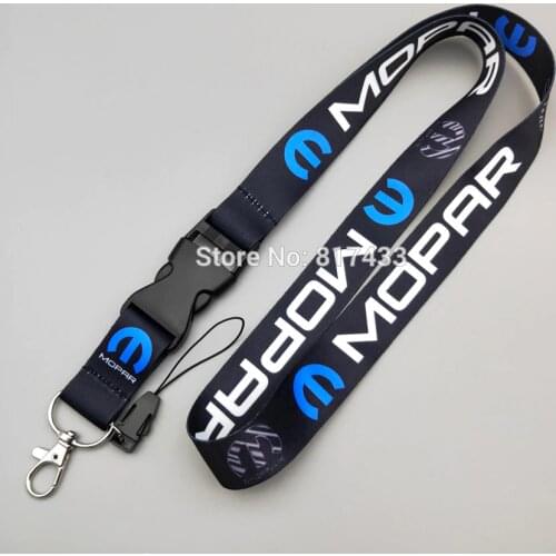 1pcs new design jdm racing mopar car lanyard Phone ID Card Neck Strap rope