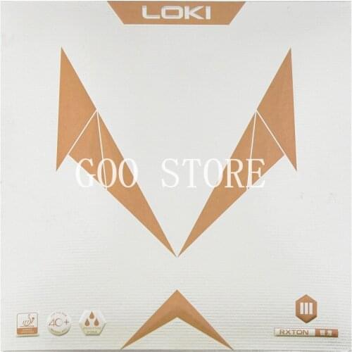 LOKI RXTON3 Table Tennis Rubber (Sticky rubber + Large Pores Cake Sponge) Original WANG HAO RXTON3 Ping Pong Sponge