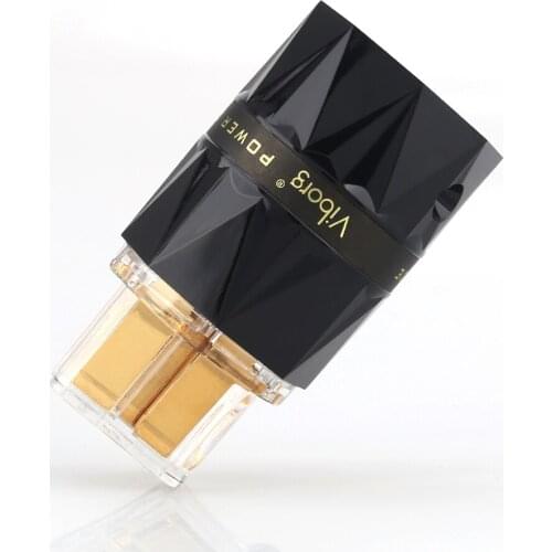 Viborg VF523G Top Clear C19 Gold Plat Pure Copper 20A Power Gold Plated Audio Power IEC Connector Plug 20A IEC 20A C19