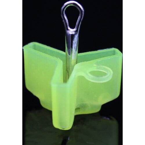 Treble Fishing Hook Protector 20pcs/lot Yellow Plastic Treble Fishing Hook Covers Accessories Size 1#-5