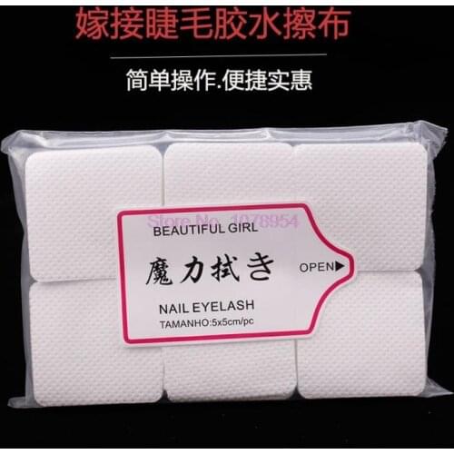 100sets Lint-Free Nail Wipes Napkins Nail Art Nail Remover Wipes For Gel Polish Remove Pure Cotton Nails Pads Paper
