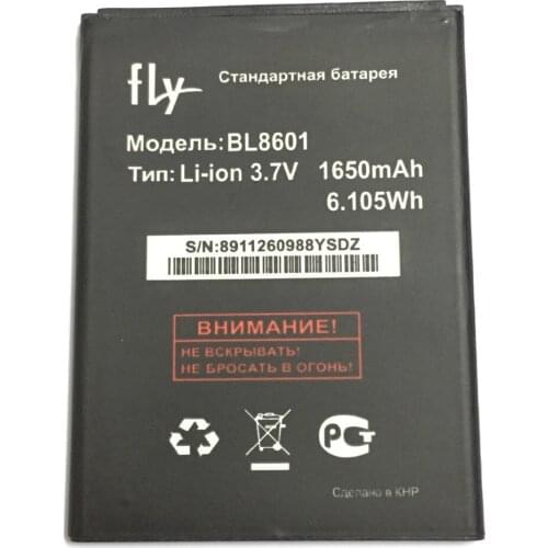 1650mAh BL8601 battery for Fly IQ4505 Quad ERA Life 7 BL8601 mobile phone Batteries + track code