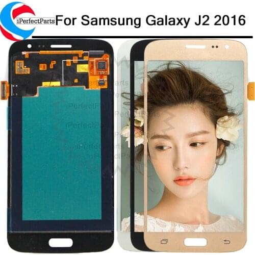 Amoled LCD Display For Samsung Galaxy J2 2016 J210 J210F Touch Screen Digitizer Assembly For samsung J2 2016 replacement parts