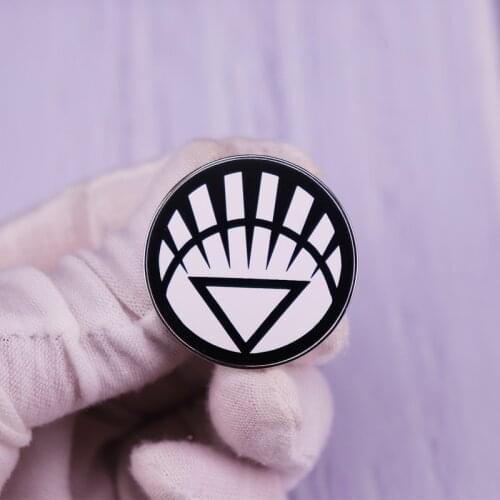 White Lantern Corps Logo Pin Button Badge