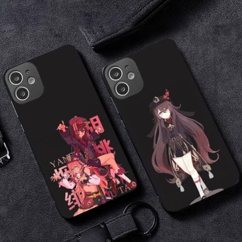 Hu tao Phone Case for iPhone 12 11 mini pro XS MAX XR 8 7 6 6S Plus X 5S SE 2020