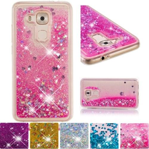 For Huawei Nova Plus Cute Flow Liquid Glitter Quicksand Fitted Case G9 Plus MLA-L11 MLA-L01 MLA-L13 MLA-L03 Silicone Phone Cover
