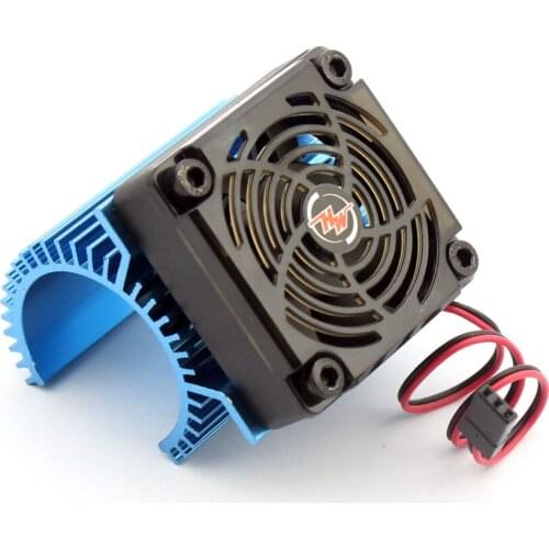 Hobbywing EZRUN Motor Combo C1 Motor Heat Sink + 5V Fan Hobbywing 2S for 3660 3665 3674 1/8 RC Car Brushless Motor