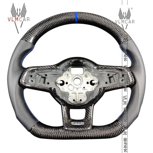 Private custom VW Golf carbon fiber steering wheel/trims for MK7/MK7.5 GTI/R Manual
