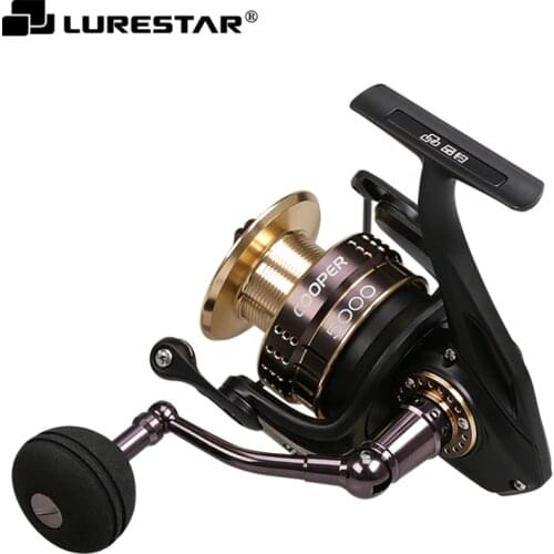 LURESTAR COOPER 5000 7000 All Metal Spinning Fishing Reel 12-20kg Drag Power 9+1BB Offshore Boating Fishing Reel Deepsea Wheel