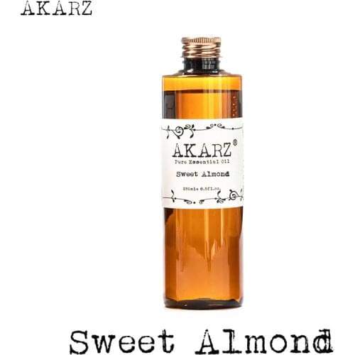AKARZ Famous brand sweet almond oil natural aromatherapy highcapacity skin body care massage spa sweet almond essential oil
