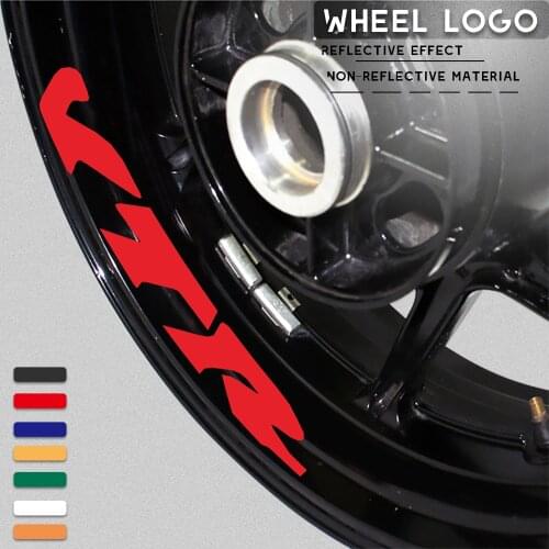 Motorcycle wheel stickers decorative decals reflective waterproof trend frame decals for HONDA VTR vtr 1000F 1000 250 SP1