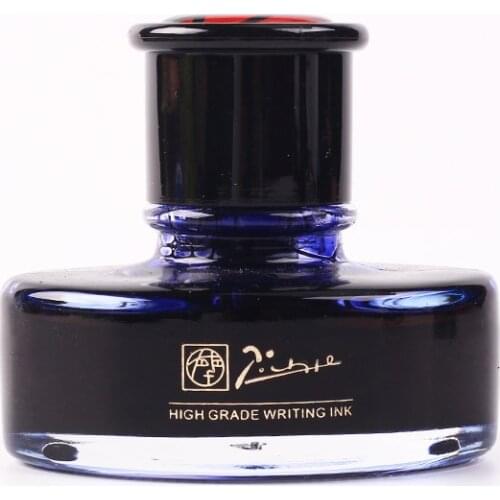 Pimio 50ml bottled high-capacity pen water non-carbon non-blocking pen ink blue