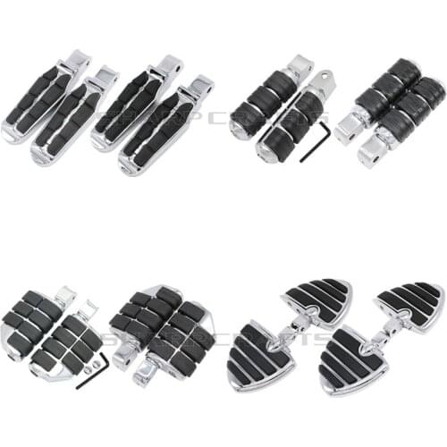 Motorcycle Rider Front & Passenger Rear Foot Pegs Footrests Footpegs For Honda Steed VLX 400 600 VLX400 VLX600 All Year