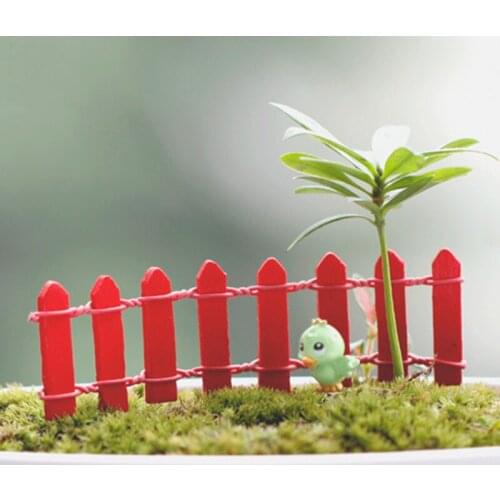 ZOCDOU 1 Piece Guardrail Rail Guard Bar Pen Small Model Statue Figurine Micro Crafts Ornament Flower Disc Miniascape Home Decor