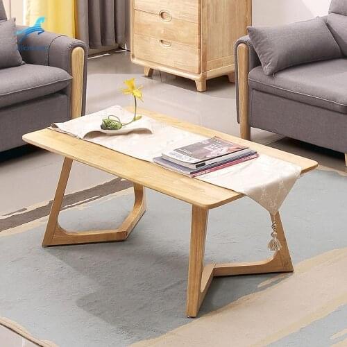 Special Design Modern Living Room Coffee Table Solid Wood Reception Table ティーテーブル الجدول المحملة