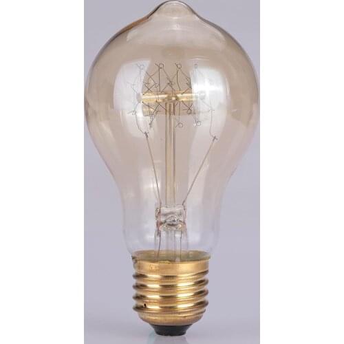 Dimmable Vintage A19 E26 Edison Incandescent Bulb Filament Lamp Light Household
