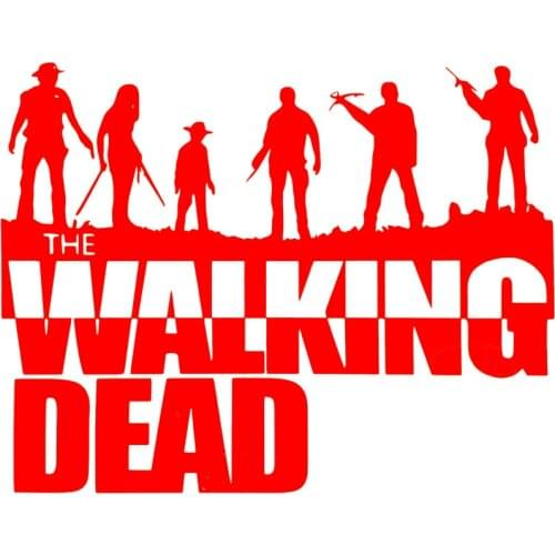 19.1cm*14.9cm Fashion Zombies Fight The Dead Fear The Living THE WALKING DEAD Car Sticker Decals Vinyl S8-1076