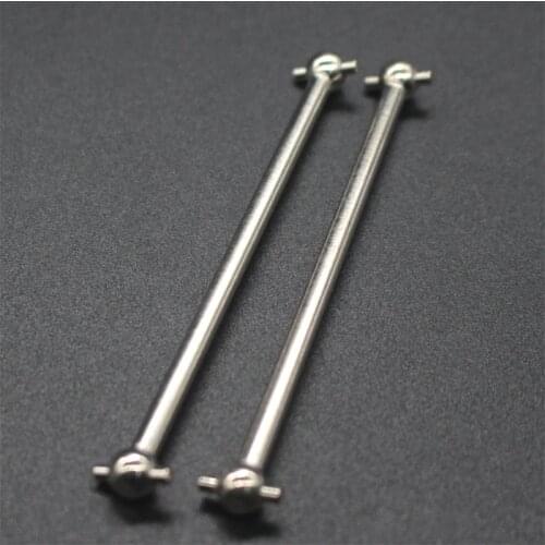 2pcs HSP 06006 Silver Steel drive shaft DogBone 70mm For 1/10 RC Model Off-Road Car Buggy