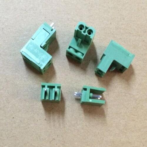 50Set/Lot KF2EDGK 5.08MM 2Pin Straight Plug-in Screw Terminal Connector 300V/15A 2P