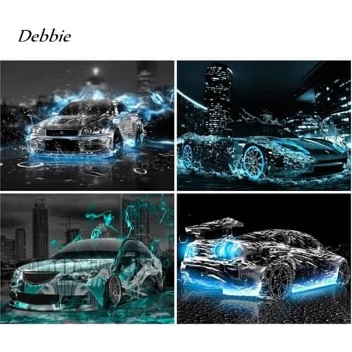 5D DIY Diamond Embroidery Car Full Square/Round Landscape Diamond Painting Mosaic Picture of Rhinestone Home Decoration