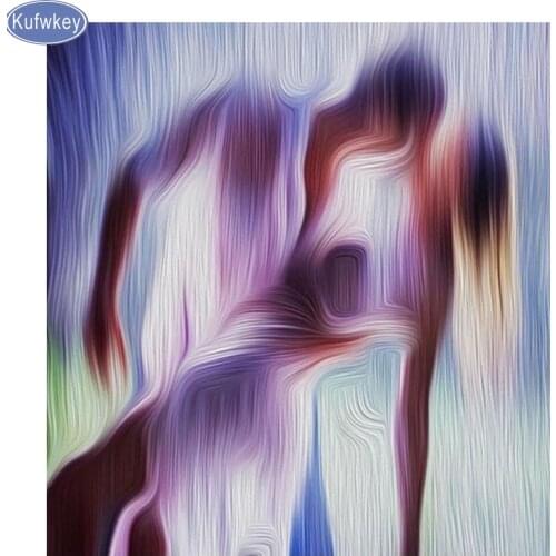 DIY 5D human diamond painting"abstract couple"mosaic cross stitch diamond embroidery art full rhinestone holiday gift decoration