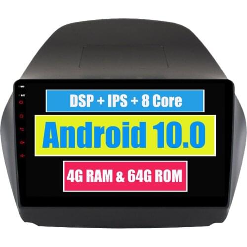 Car Multimedia Player For Hyundai Tucson IX35 2009 - 2015 Android 10 Autoradio Bluetooth IX35 Tucson Radio GPS Navigation DSP