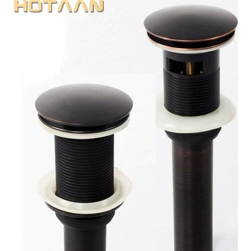 Free Shipping oil rubbed bronze Bathroom Brass Pop Up Sink Drain Brass Pop-up Drain basin waste