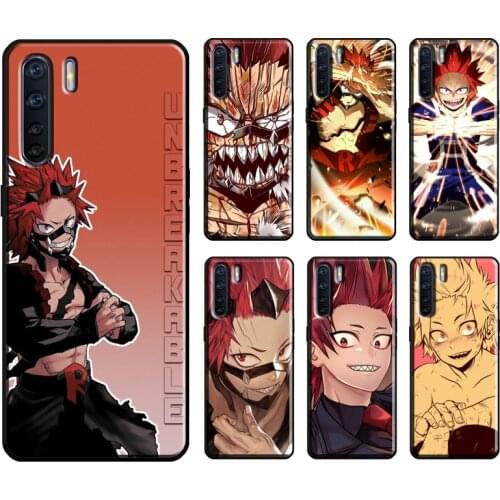 Kirishima Eijiro My Hero Academia Cover For OPPO A91 A72 A52 A15 A83 Reno 4 Pro 2 Z A3S A5S A1K F7 A9 A5 A31 A53 2020 Case