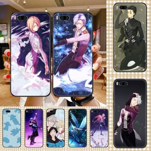Anime YURI On ICE Phone case For Xiaomi Mi Max Note 3 A2 A3 8 9 9T 10 Lite Pro Ultra black 3D shell soft cover tpu back silicone