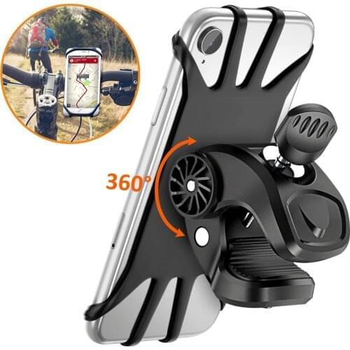 Bike Phone Holder Bicycle Mobile Cellphone Stand Motorcycle Suporte Celular Bike GPS Clip Quick Mount For iPhone Samsung Xiaomi
