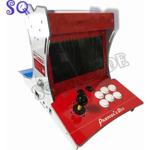 Double fighting bartop arcade mini arcade machine 10.1 inch Dual screen Built in Pandora Box DX 2292games 2 Player Plug and play