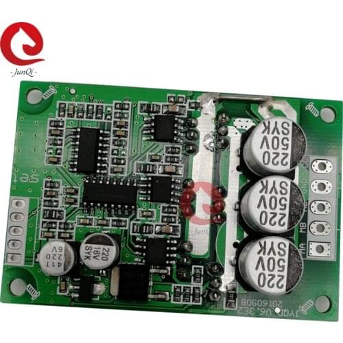 JUYI JYQD_V6.3E2 DC Brushless Motor Drive Control Board No Hall 12V 24V 36V 500W DC 15A function demo board for sensorless motor