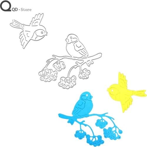 Scrapbook Metal Cutting Dies Childrens Puzzle Spring Bird Handmade Tools DIY Card Make Mould Model Craft Decoration New 2021