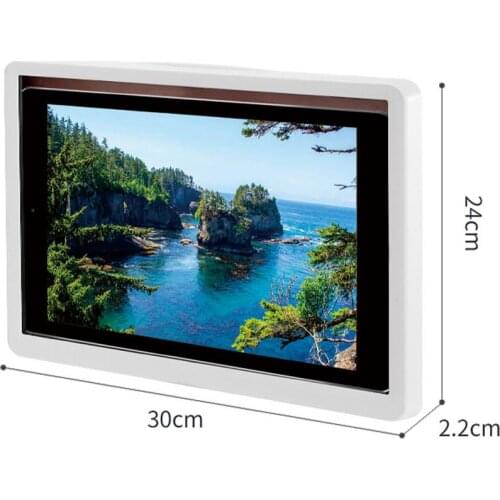 Bathroom Waterproof Mobile Phone Box Wall Tablet Holder Storage Box Watching Video Shelves Free Punch Bracket Self-adhesive Hold