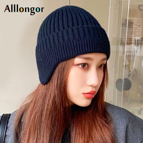 Unisex Earflaps Beanie Winter Hats Women Men New 2021 Autumn Gorros invierno Knitted Hat Skullies Beanies Cap Male Streetwear