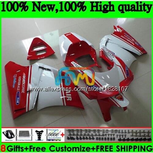 748 853 For DUCATI 916 996 94 95 96 97 98 99 02 Red white hot 71BS.14 998 S R 1994 1995 1996 1997 1998 1999 00 2001 2002 Fairing