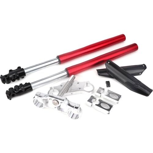 Motorcycle 710mm Front fork Inverted shock absorber suspension used set for Apollo Kawasaki Motocross Modified Parts 5 colors