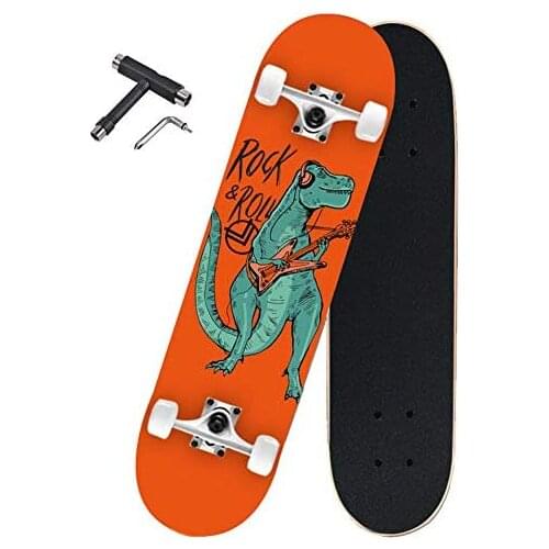 Skateboard 31" Pro Complete Standard Skateboards Professional Skate Board Concave Skateboards Great for Youth Kid Skateboards