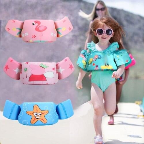 2-6 kids swim arm rings Baby life jacket floating kids safety life vest childrens Swim puddle jumper arm rings vest form Foam