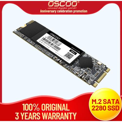 OSCOO SATA SSD M.2 2280mm NGFF Harddisk Original 2D MLC Hard Drives 16GB 32GB 64GB 128GB 256GB 512GB 1TB For Notebooks Laptops