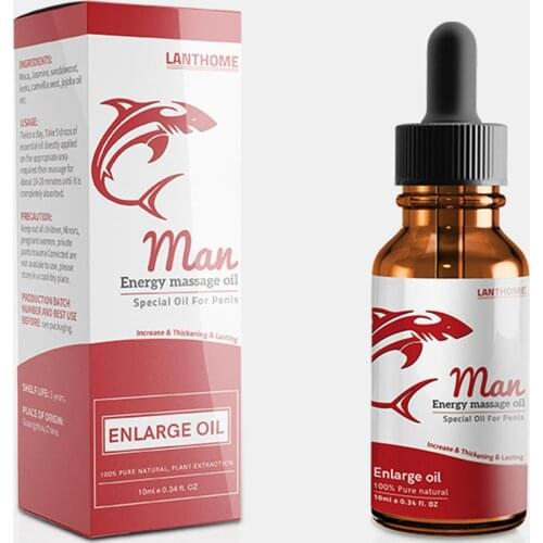 Men Body Care Energy Massage Essential Oil Adults Penis Enlargement Gel effectively make penis thicken delay time Sex Products