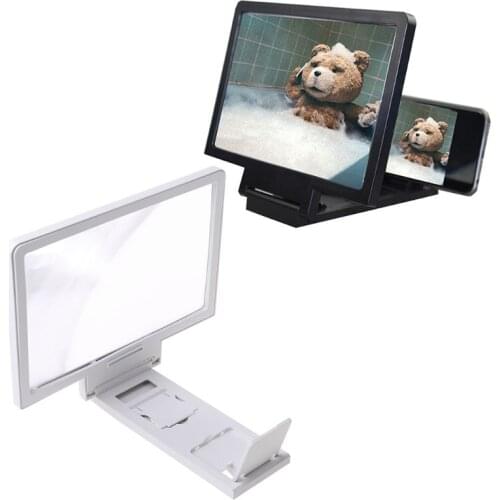 Screen magnif 3D Movie Amplifier 3X Zoom Enlarged Phone Screen 3D Video Amplifier Radiation Eye Treasure For phone holder