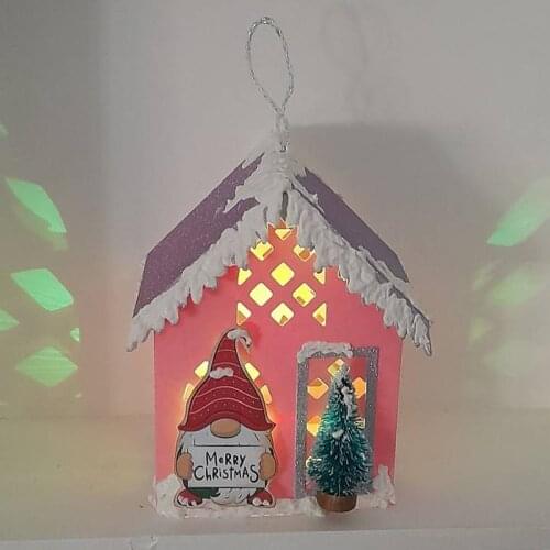 Cutting Dies Cute 3D Christmas House Scrapbook Cardmaking DIY Paper Craft Metal Stencil Surprise Creation