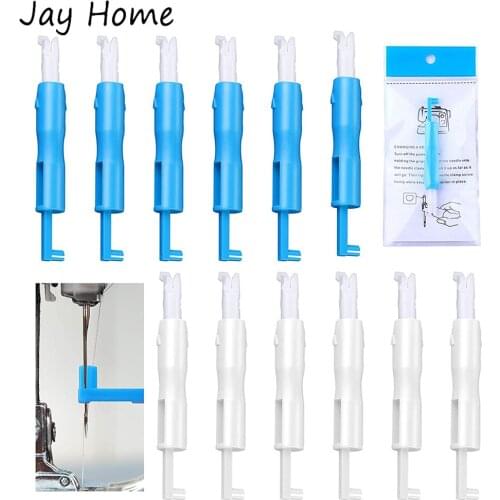 1/2Pcs Sewing Machine Needle Threader Inserter Automatic Threader Quick Sewing Threader Needle Threading Tool for Sewing Machine