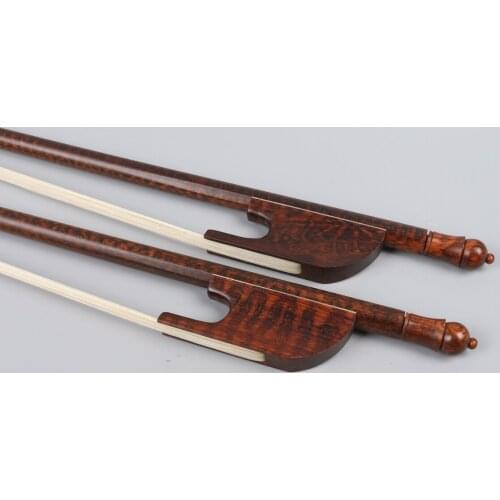 4/4 Cello Bow Snakewood Stick Baroque Style Natural Bow Hair Letter wood