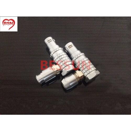 Lemo 0B 9pin connector plug , FHG.1B.304 , 90 degree elbow plug,plugMedical connector plug 9 pin