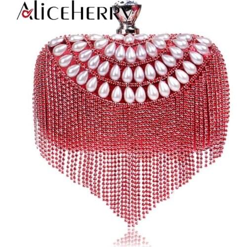 Aliceherry Women's Bags With Rhinestones