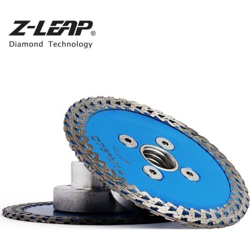Z-LEAP 75mm Mini Diamond Blade Hot Pressed Cutting Carving Tool With M14 Thread Flange Granite Stone Circular Saw Diamond Disk